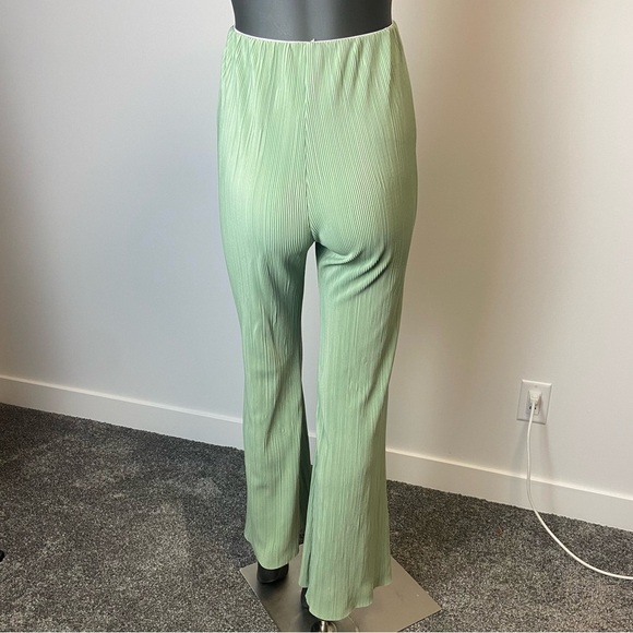 ⚪️ Storets / Maria Flared Leg Plisse Pants S/M - Picture 7 of 10